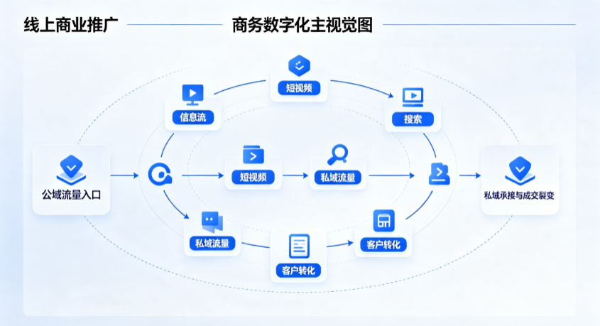 湖里区线上商业推广怎么做？全域流量闭环搭建与低成本转化实战指南